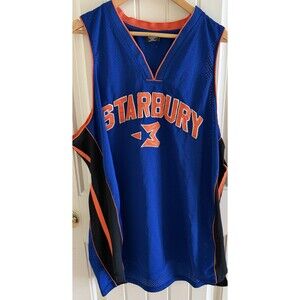 Rare Starbury Blue Basketball Jersey Size 2XL Stephon Marbury
